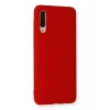 Samsung Galaxy A30S Kılıf Nano içi Kadife Silikon - Kırmızı