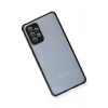Samsung Galaxy A52 Kılıf Miami Şeffaf Silikon - Siyah