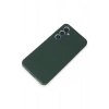 Samsung Galaxy A55 5G Kılıf First Silikon - Koyu Yeşil