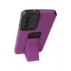 Samsung Galaxy S21 FE Kılıf Mega Standlı Silikon - Mor