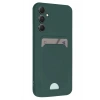 Samsung Galaxy S24 FE Kılıf Kelvin Kartvizitli Silikon - Koyu Yeşil