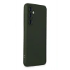 Samsung Galaxy S24 Kılıf Nano içi Kadife Silikon - Koyu Yeşil