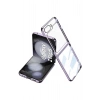 Samsung Galaxy Z Flip 5 Kılıf Fold Element Kapak - Mor