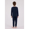 U.s. Polo Assn Uzun Kol Pijama Takım Us2220-4 Lacivert