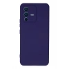 Vivo V23 5G Kılıf Nano içi Kadife Silikon - Mor