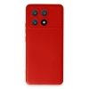 Xiaomi Poco X6 Pro Kılıf Nano içi Kadife Silikon - Kırmızı