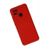 Xiaomi Redmi 10C Kılıf Nano içi Kadife Silikon - Kırmızı