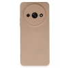 Xiaomi Redmi A3 4G Kılıf Nano içi Kadife Silikon - Pudra