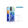 Xiaomi Redmi Note 11 Pro Kılıf Kart Şeffaf Silikon - Şeffaf