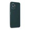 Xiaomi Redmi Note 12 4G Kılıf First Silikon - Koyu Yeşil
