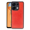 Xiaomi Redmi Note 13 4G Kılıf Aras Deri Kapak - Kırmızı