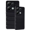 Xiaomi Redmi Note 13 Pro 4G Kılıf Bibercas Silikon Kapak - Siyah