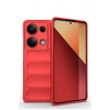 Xiaomi Redmi Note 13 Pro 4G Kılıf Optimum Silikon - Kırmızı