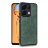 Xiaomi Redmi Note 13 Pro 5G Kılıf Aras Deri Kapak - Koyu Yeşil