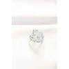 Yıldız Model Silver Renk Ayarlanabilir Yüzük
