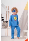 Heros Desenli Çanta Ve Maskeli % 100 Pamuk Erkek Çocuk Pijama Takımı