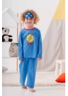 Heros Desenli Çanta Ve Maskeli % 100 Pamuk Erkek Çocuk Pijama Takımı