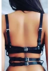 İç Giyim Özel Deri Harness - Brf442