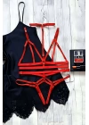 String - Sütyen Lastik Harness Takım - Brf144