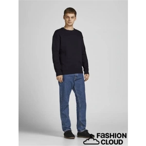 2 İplik Baskısız Bisiklet Yaka Erkek Sweatshirt