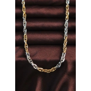 316L Çelik Çift Renk Hallow Model Kolye