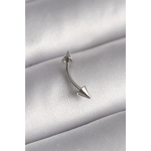 316L Çelik Gümüş Renk Çivi Model Piercing