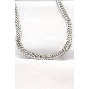 316L Çelik Silver Renk Balık Sırtı Zincir Kolye