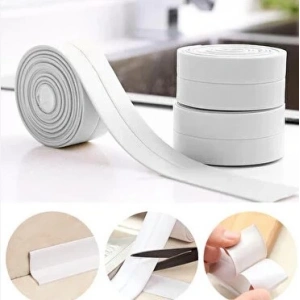 Beyaz Su Sızdırmaz Lavabo Kenar Bandı (3.2m)