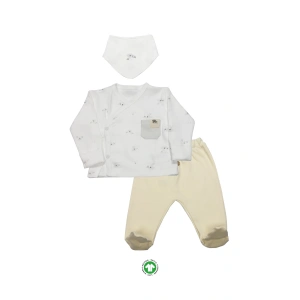 Bistyle 3lü Zıbın Takım Lıttle Koala 13109 Gri