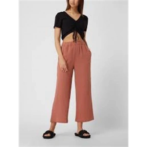 Büzgülü Crop T-Shirt