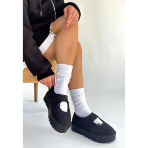 Carren Siyah Süet Bot