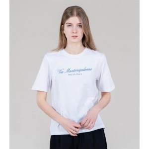 Comfort Fit Relax T-shirt  BEYAZ