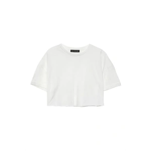 Crop T-Shirt Oversize Beyaz