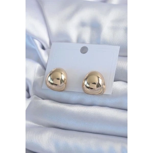 Gold Renk Pirinç Kadın Küpe