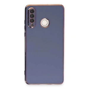 Huawei P30 Lite Kılıf Volet Silikon - Mavi