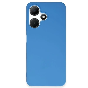 İnfinix Hot 30i Kılıf First Silikon - Mavi