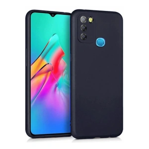 İnfinix Smart 5 Kılıf First Silikon - Siyah