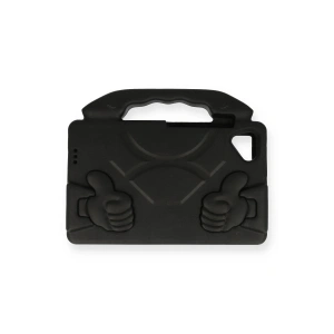 iPad 5 Air 9.7 Kılıf Like Stantlı Tablet Silikon - Siyah