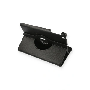 iPad Mini 1 Kılıf 360 Tablet Deri Kılıf - Siyah