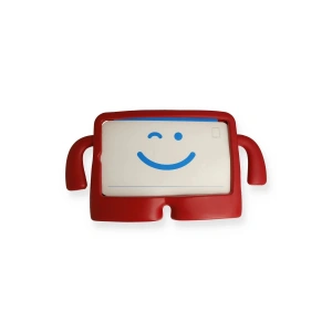 iPad Mini 5 Kılıf Karakter Tablet Silikon - Kırmızı