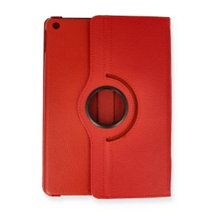 iPad Pro 13 (2024) Kılıf 360 Tablet Deri Kılıf - Kırmızı