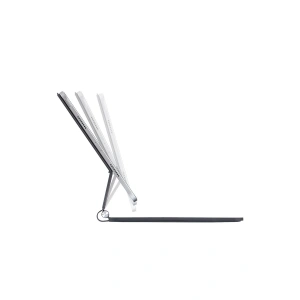 iPad Pro 13 (2024) Kılıf X9P Magic Manyetik Klavyeli Tablet Kılıfı - Siyah