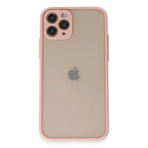 iPhone 11 Pro Kılıf Montreal Silikon Kapak - Pembe