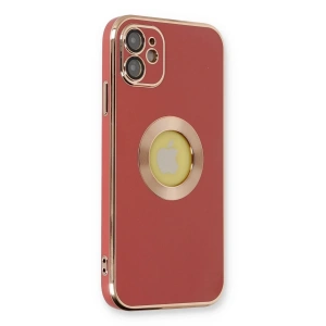 iPhone 12 Kılıf Store Silikon - Kırmızı