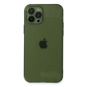 iPhone 12 Pro Kılıf Fly Lens Silikon - Yeşil