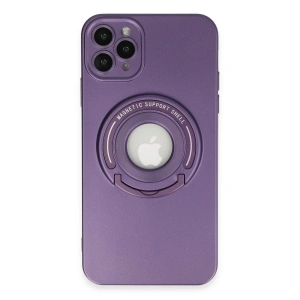 iPhone 12 Pro Kılıf Lukka Magneticsafe Kapak - Derin Mor