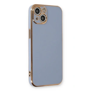 iPhone 13 Kılıf Volet Silikon - Mavi