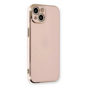 iPhone 13 Kılıf Volet Silikon - Pembe