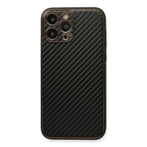 iPhone 13 Pro Kılıf Coco Karbon Silikon - Siyah