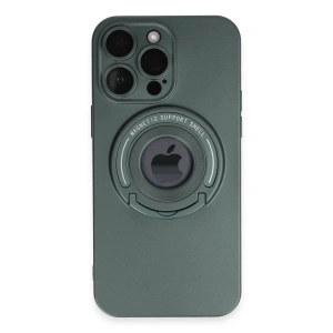 iPhone 13 Pro Max Kılıf Lukka Magneticsafe Kapak - Koyu Yeşil